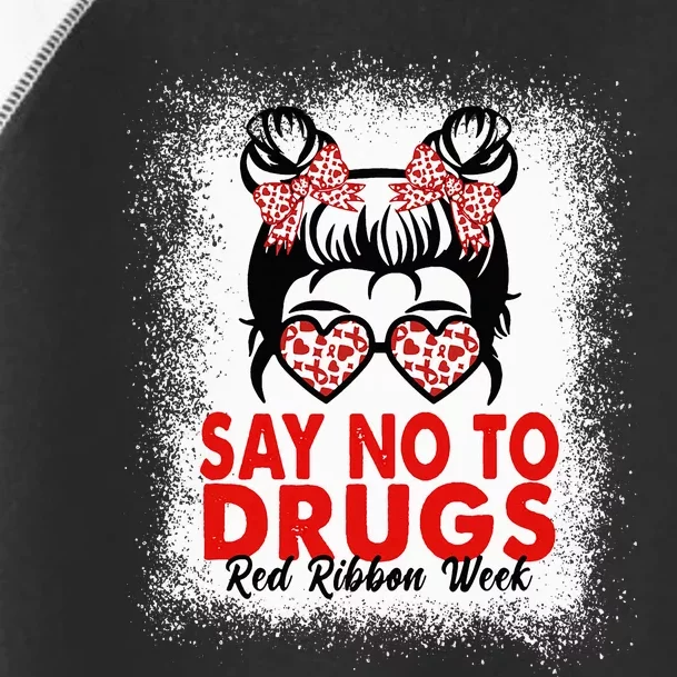 Red Ribbon Week say no to drugs Ribbon Week Awareness Toddler Fine Jersey T-Shirt