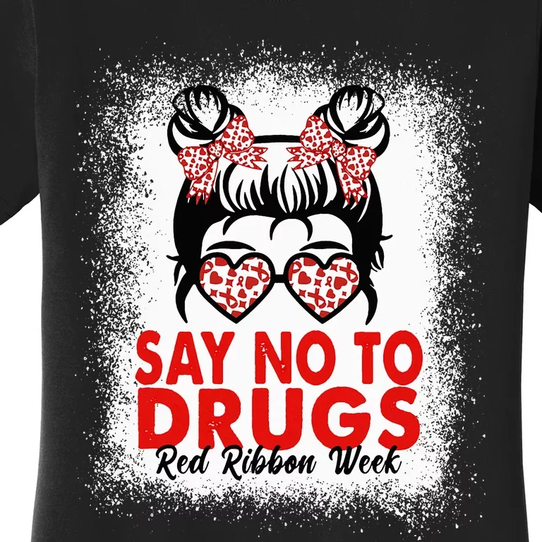 Red Ribbon Week say no to drugs Ribbon Week Awareness Women's T-Shirt