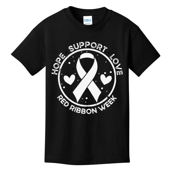 Red Ribbon Week Funny Gift Kids T-Shirt