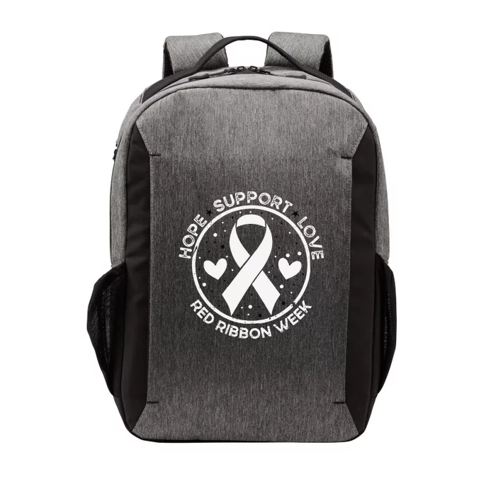 Red Ribbon Week Funny Gift Vector Backpack