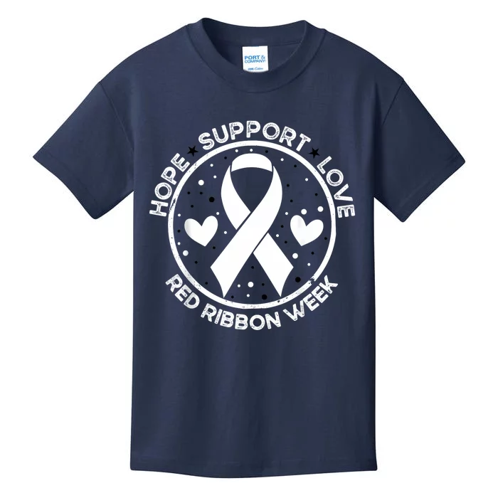 Red Ribbon Week Kids T-Shirt