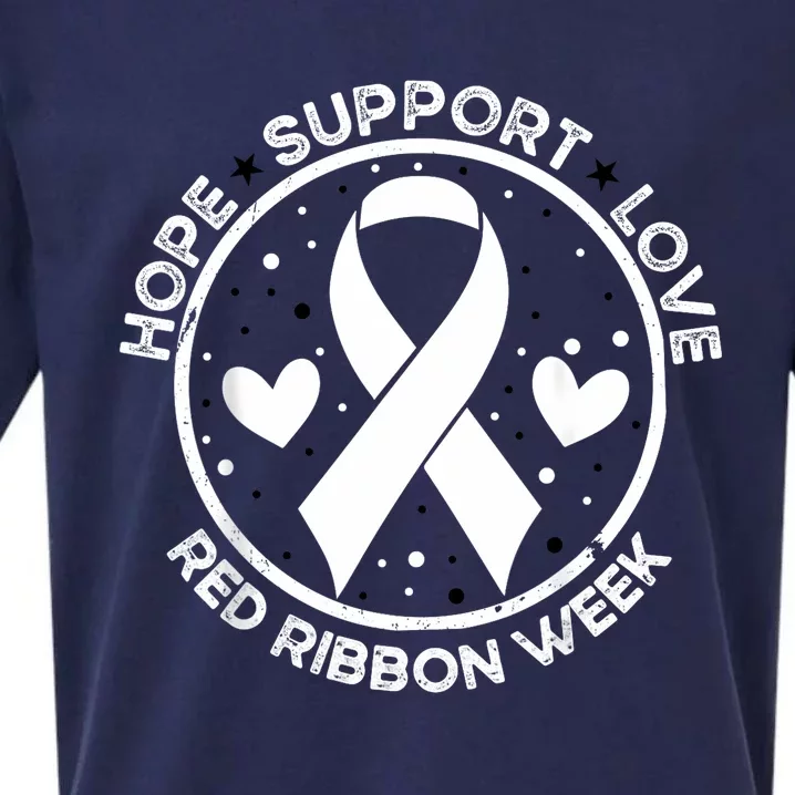 Red Ribbon Week Sueded Cloud Jersey T-Shirt