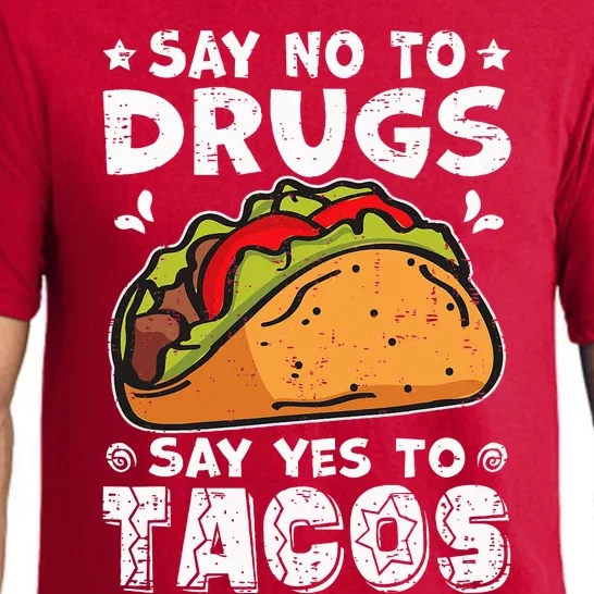 Red Ribbon Week Say No To Drugs Say Yes To Tacos Taco Pajama Set