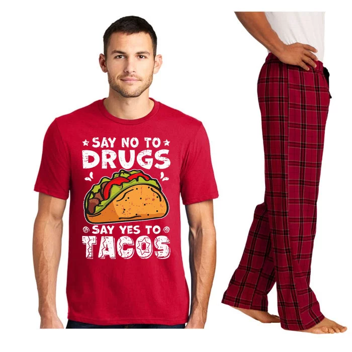 Red Ribbon Week Say No To Drugs Say Yes To Tacos Taco Pajama Set