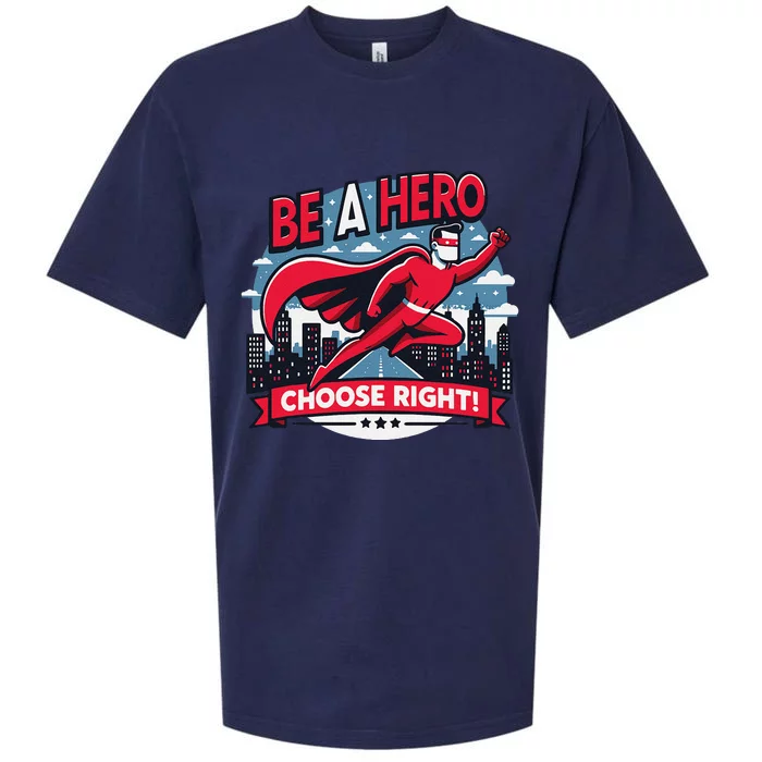 Red Ribbon Week Awareness For Students And Teachers Sueded Cloud Jersey T-Shirt