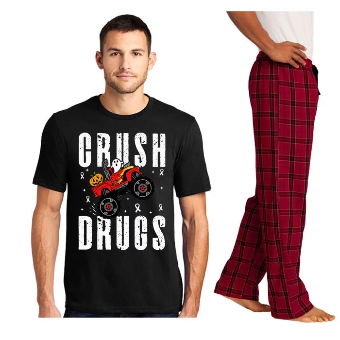 Red Ribbon Week Awareness Halloween Pajama Set