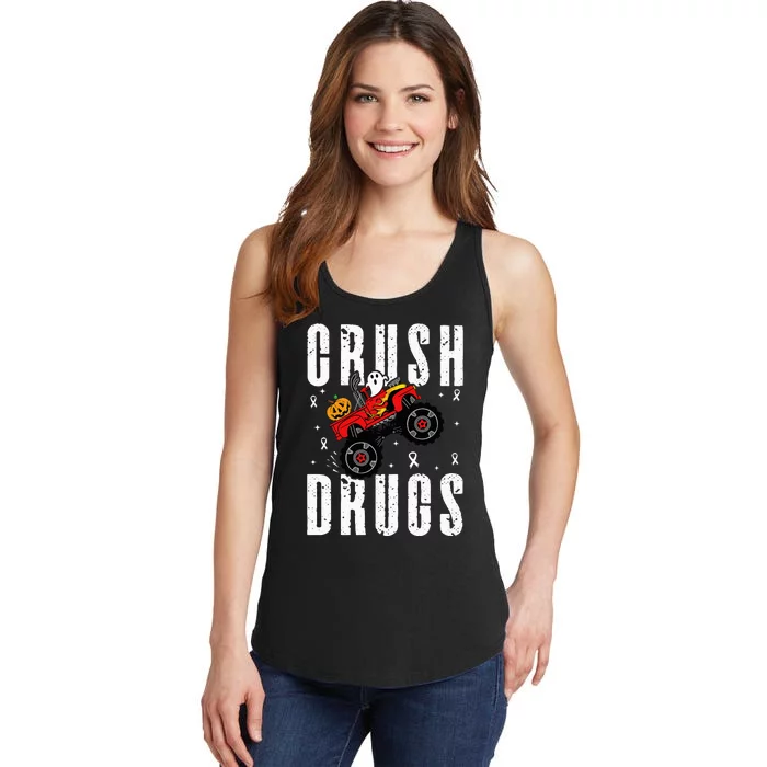 Red Ribbon Week Awareness Halloween Ladies Essential Tank