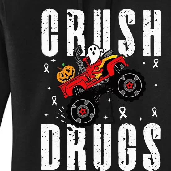 Red Ribbon Week Awareness Halloween Women's Pullover Hoodie