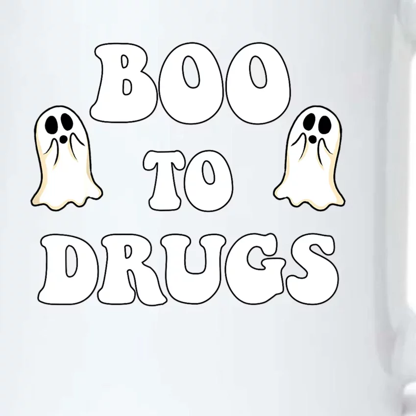 Red Ribbon Week Boo Drugs Yes To Halloween Say No To Drugs Black Color Changing Mug