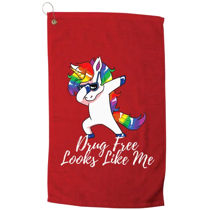 Red Ribbon Week Drug Free Looks Like This Platinum Collection Golf Towel