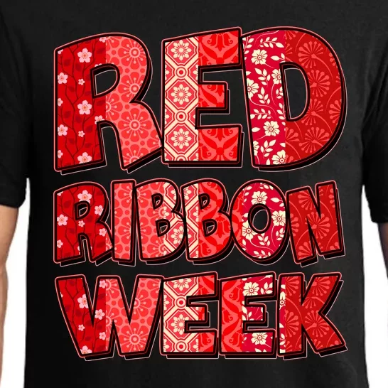 Red Ribbon Weekend Substance Abuse Awareness Pajama Set