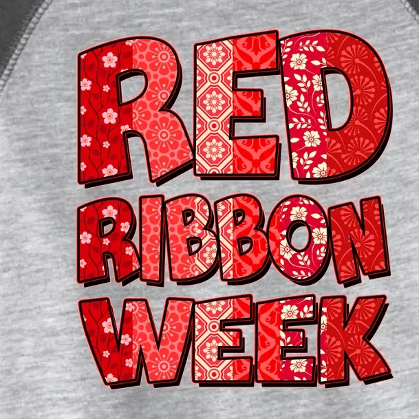 Red Ribbon Weekend Substance Abuse Awareness Toddler Fine Jersey T-Shirt