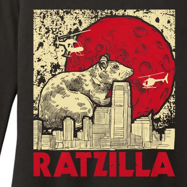 Ratzilla Rat Whisperer Rodent Lover Rat Lover Womens CVC Long Sleeve Shirt