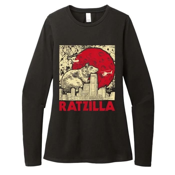 Ratzilla Rat Whisperer Rodent Lover Rat Lover Womens CVC Long Sleeve Shirt