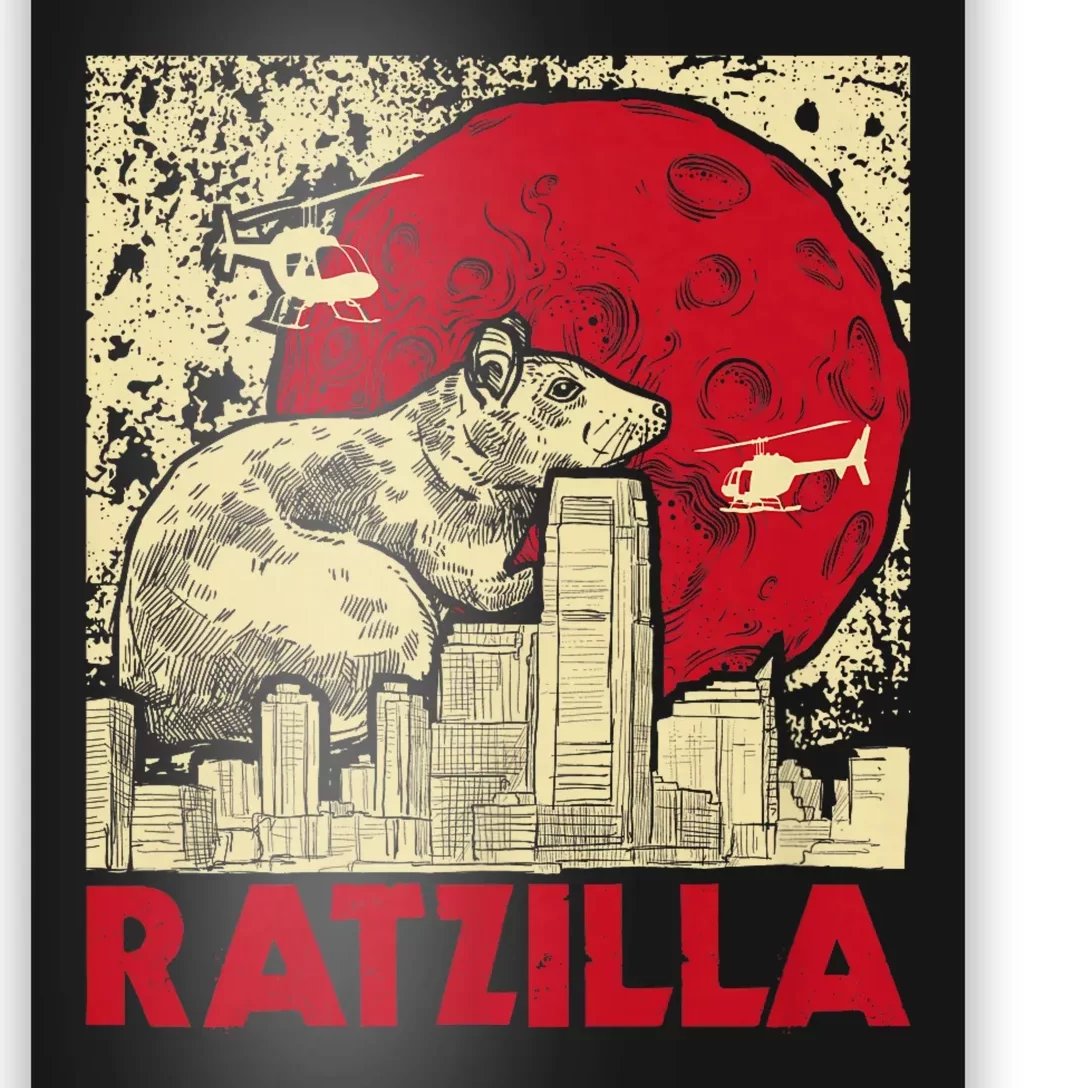 Ratzilla Rat Whisperer Rodent Lover Rat Lover Poster