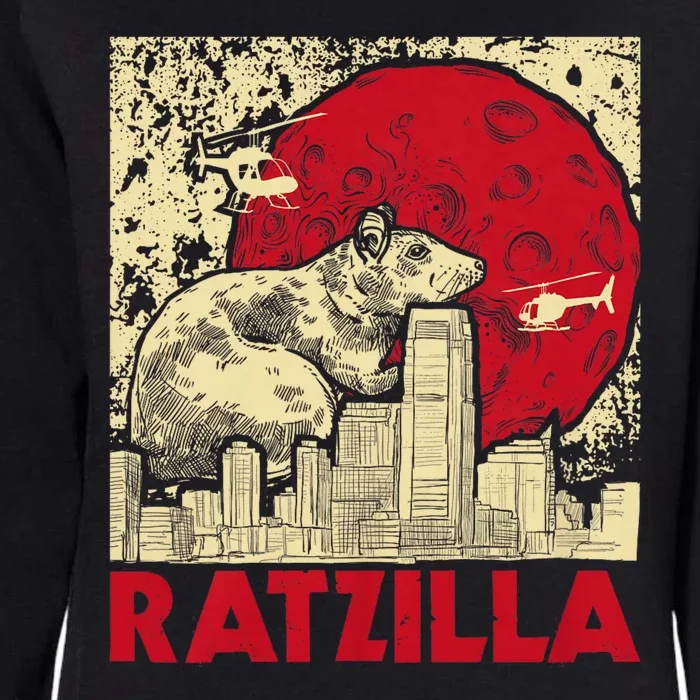 Ratzilla Rat Whisperer Rodent Lover Rat Lover Womens California Wash Sweatshirt