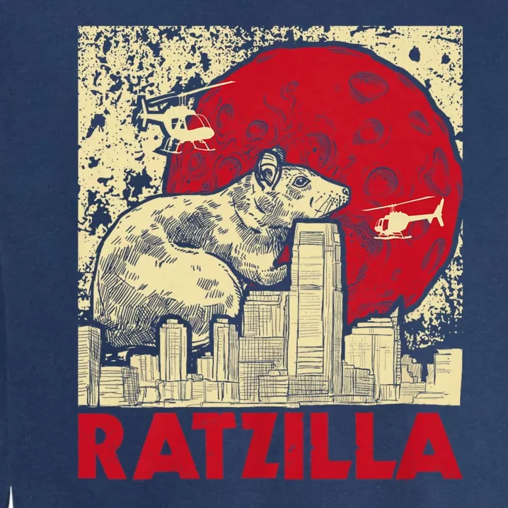 Ratzilla Rat Whisperer Rodent Lover Rat Lover Garment-Dyed Sweatshirt