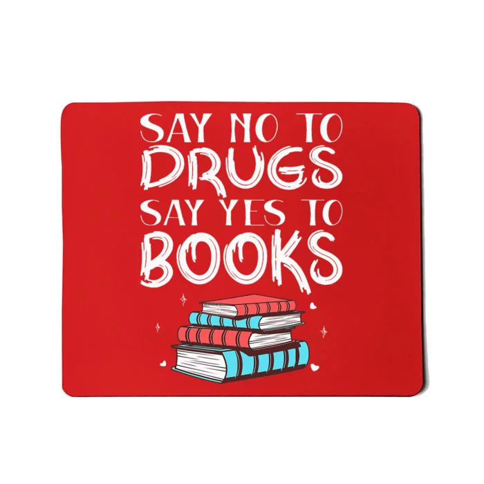 Red Ribbon Week Say No To Drugs Say Yes To Books Red Ribbon Mousepad