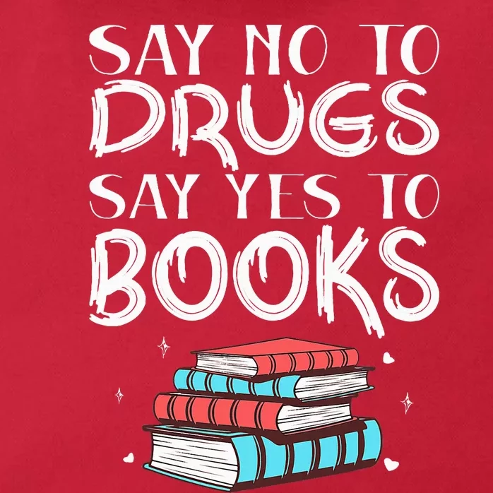 Red Ribbon Week Say No To Drugs Say Yes To Books Red Ribbon Zip Tote Bag