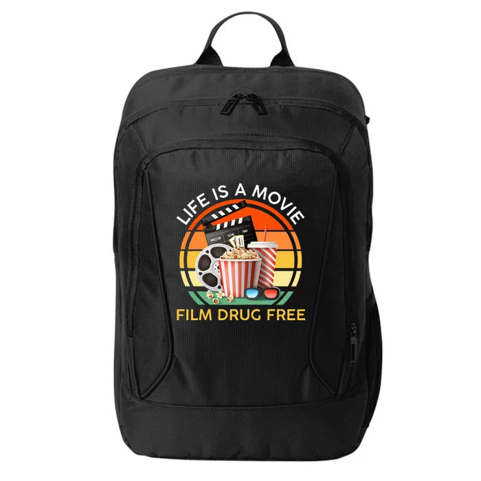 Red Ribbon Week Life Is A Movie Film Drug Free City Backpack