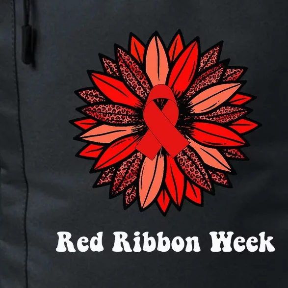 Red Ribbon Week Red Ribbon Sunflower Red Ribbon Week Daily Commute Backpack