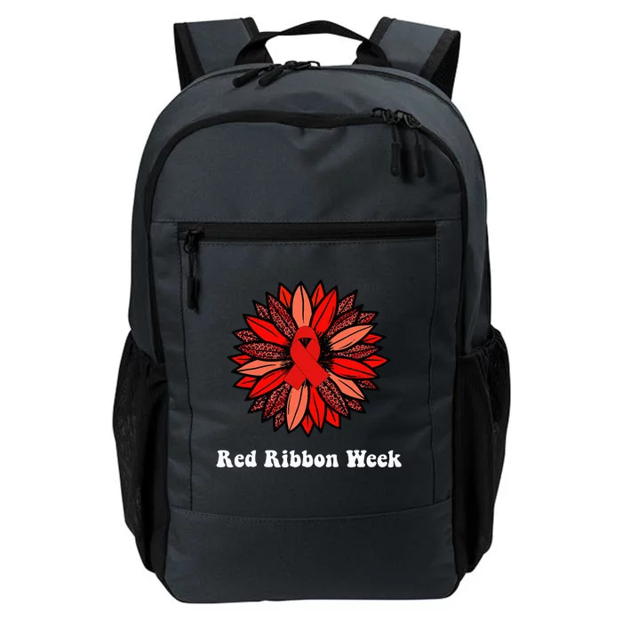 Red Ribbon Week Red Ribbon Sunflower Red Ribbon Week Daily Commute Backpack