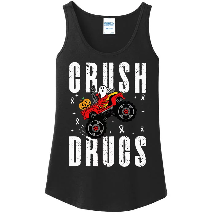 Red Ribbon Week Awareness Halloween Ladies Essential Tank