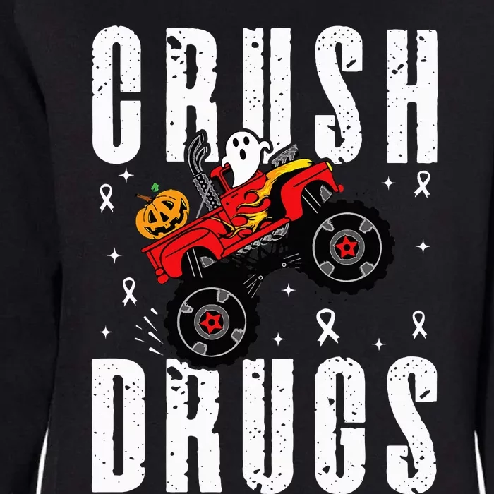 Red Ribbon Week Awareness Halloween Womens California Wash Sweatshirt