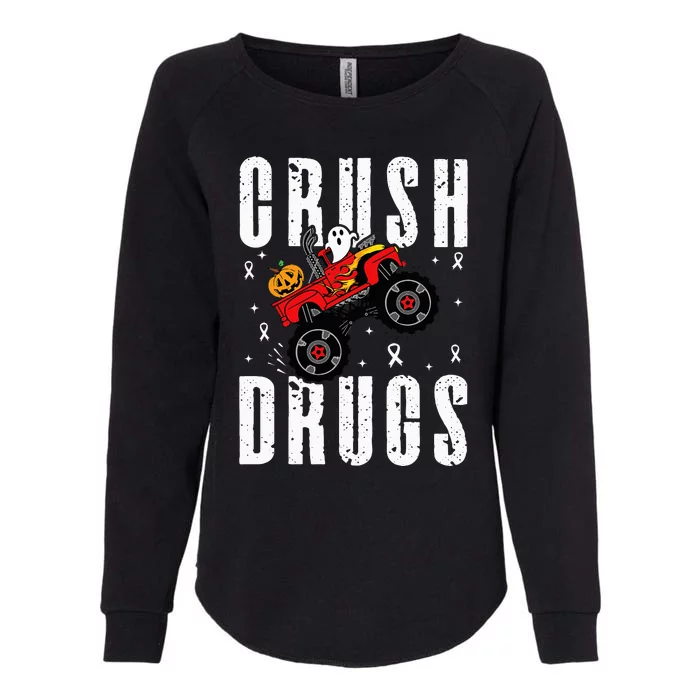 Red Ribbon Week Awareness Halloween Womens California Wash Sweatshirt