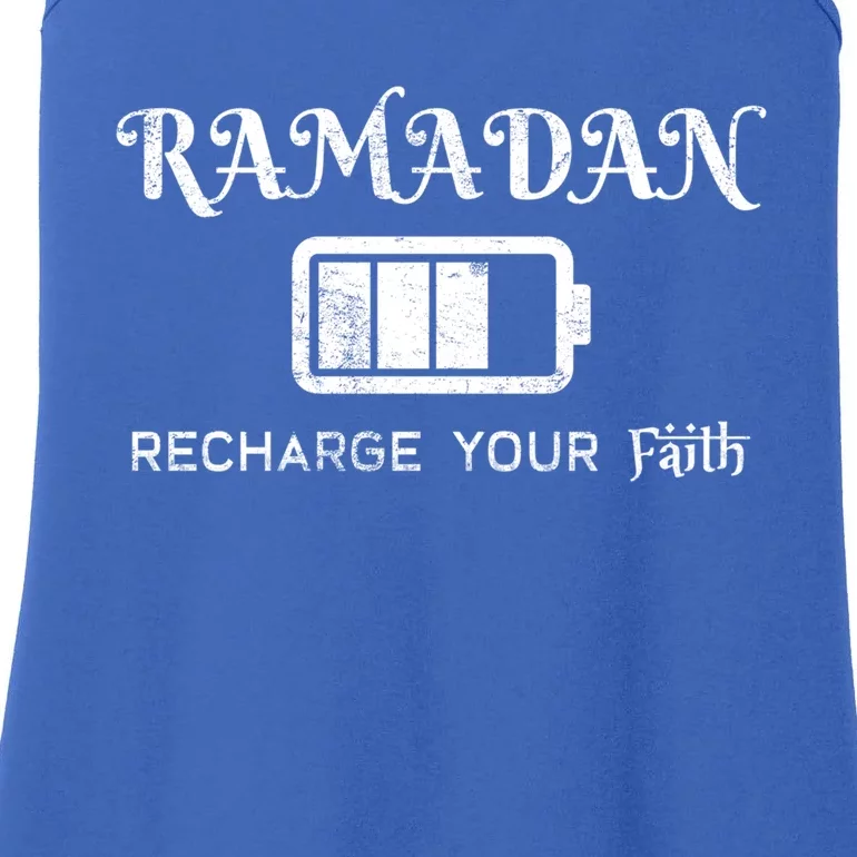 Ramadan Recharge Your Faith Islamic Fasting Clothing Muslim Meaningful Gift Ladies Essential Tank