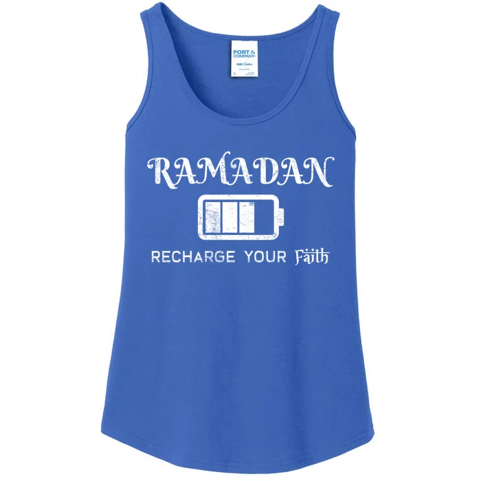 Ramadan Recharge Your Faith Islamic Fasting Clothing Muslim Meaningful Gift Ladies Essential Tank