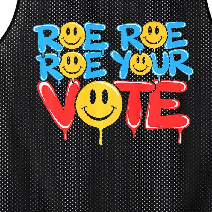 Roe Roe Your Vote Right Political 2024 Election Mesh Reversible Basketball Jersey Tank