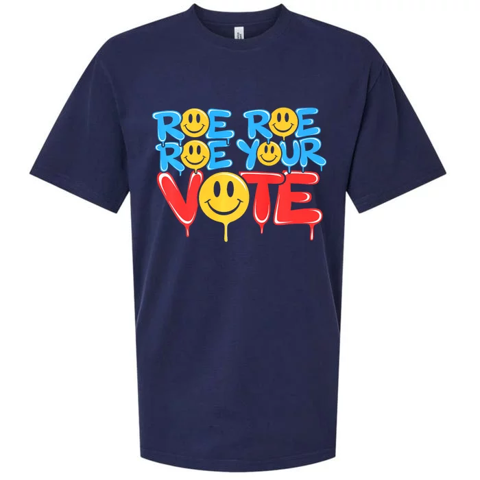 Roe Roe Your Vote Right Political 2024 Election Sueded Cloud Jersey T-Shirt