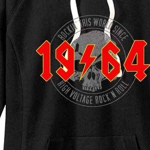 Rockin Since 1964 Classic Rock 1964 Birthday Women's Fleece Hoodie