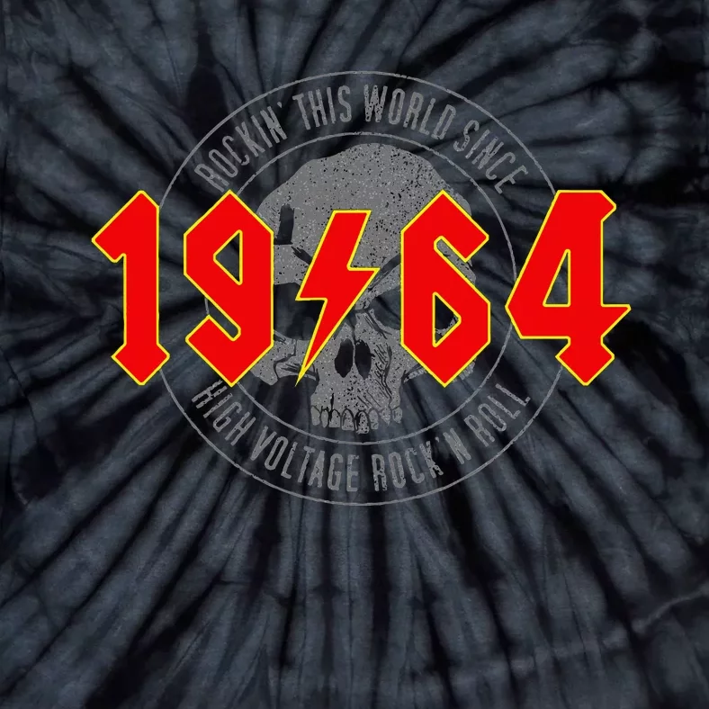 Rockin Since 1964 Classic Rock 1964 Birthday Tie-Dye T-Shirt