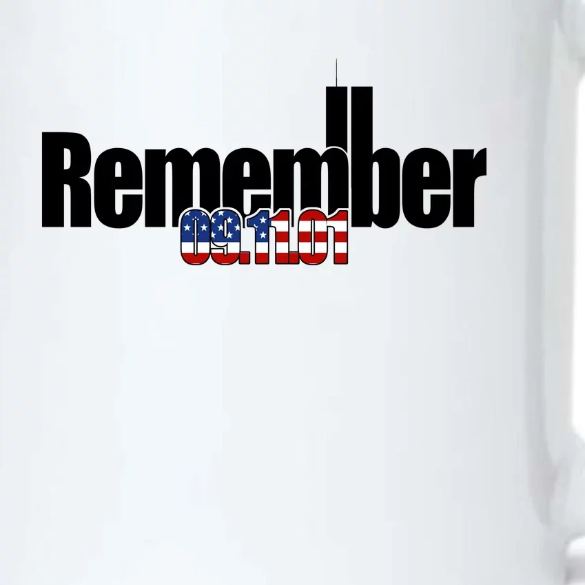 Remember September 11th 09.11.01 Black Color Changing Mug