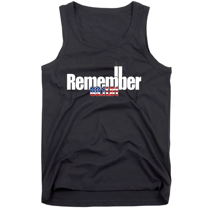 Remember September 11th 09.11.01 Tank Top