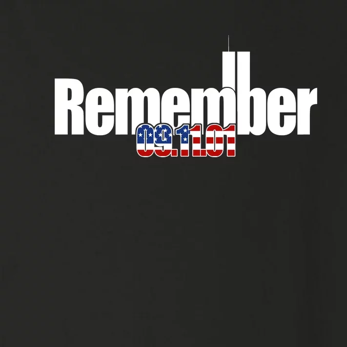 Remember September 11th 09.11.01 Toddler Long Sleeve Shirt