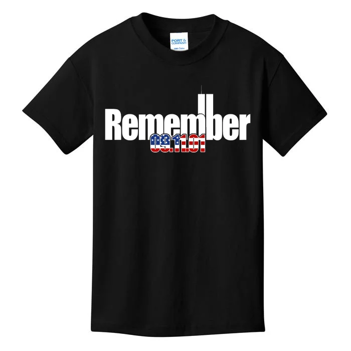 Remember September 11th 09.11.01 Kids T-Shirt