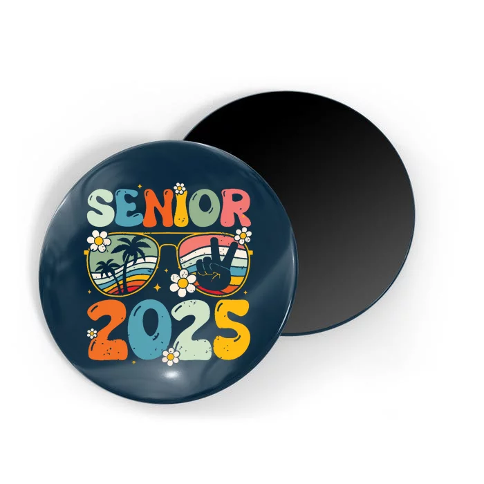 Retro Senior 2025 Back To School Class Of 2025 Graduation Magnet