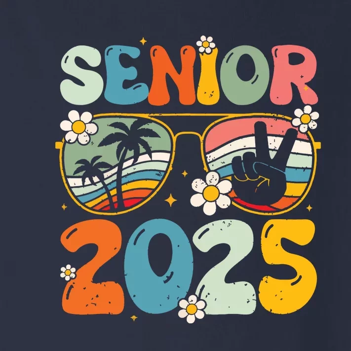 Retro Senior 2025 Back To School Class Of 2025 Graduation Toddler Long Sleeve Shirt