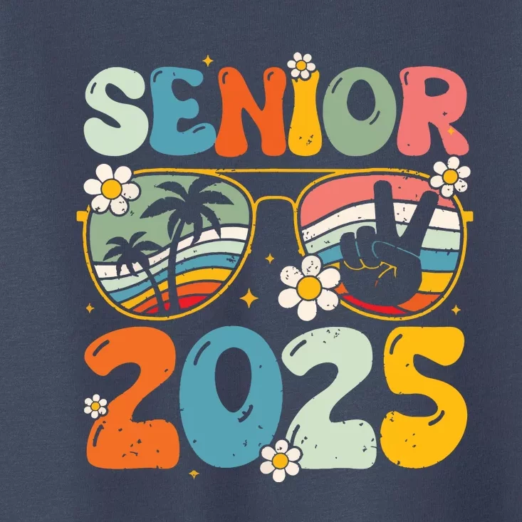 Retro Senior 2025 Back To School Class Of 2025 Graduation Toddler T-Shirt