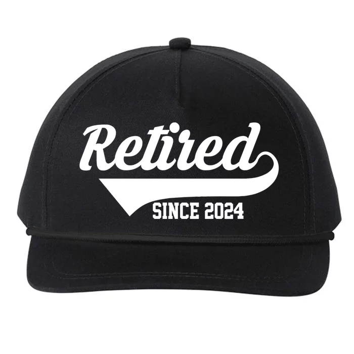 Retired Since 2024 Retirement Gift Snapback Five-Panel Rope Hat