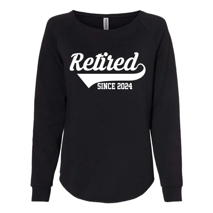 Retired Since 2024 Retirement Gift Womens California Wash Sweatshirt