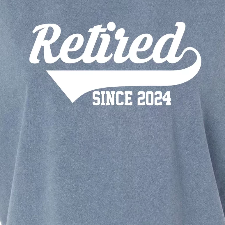 Retired Since 2024 Retirement Gift Garment-Dyed Women's Muscle Tee