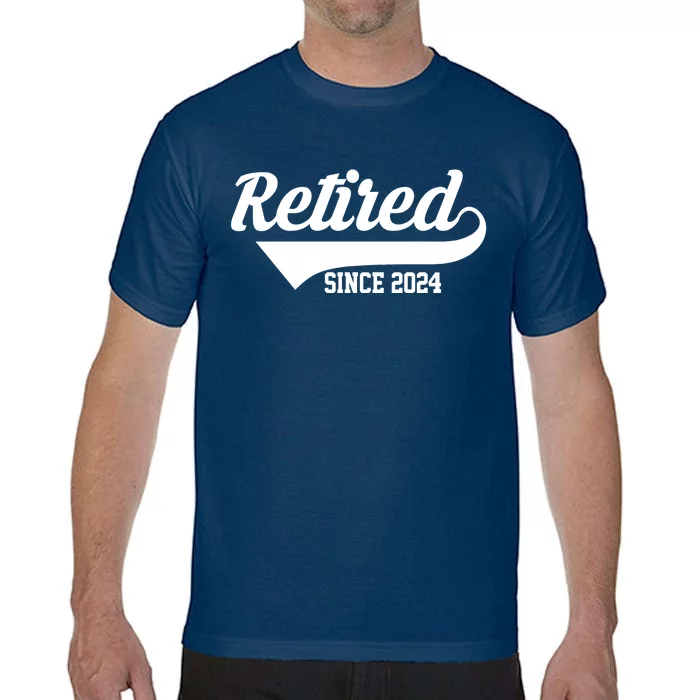 Retired Since 2024 Retirement Gift Comfort Colors T-Shirt