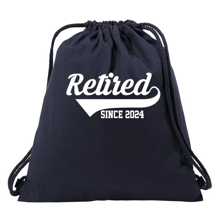 Retired Since 2024 Retirement Gift Drawstring Bag