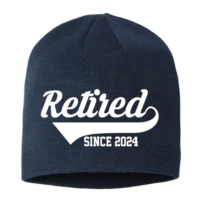 Retired Since 2024 Retirement Gift 8 1/2in Sustainable Knit Beanie