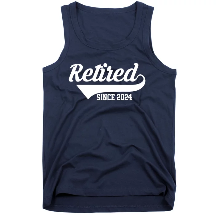 Retired Since 2024 Retirement Gift Tank Top