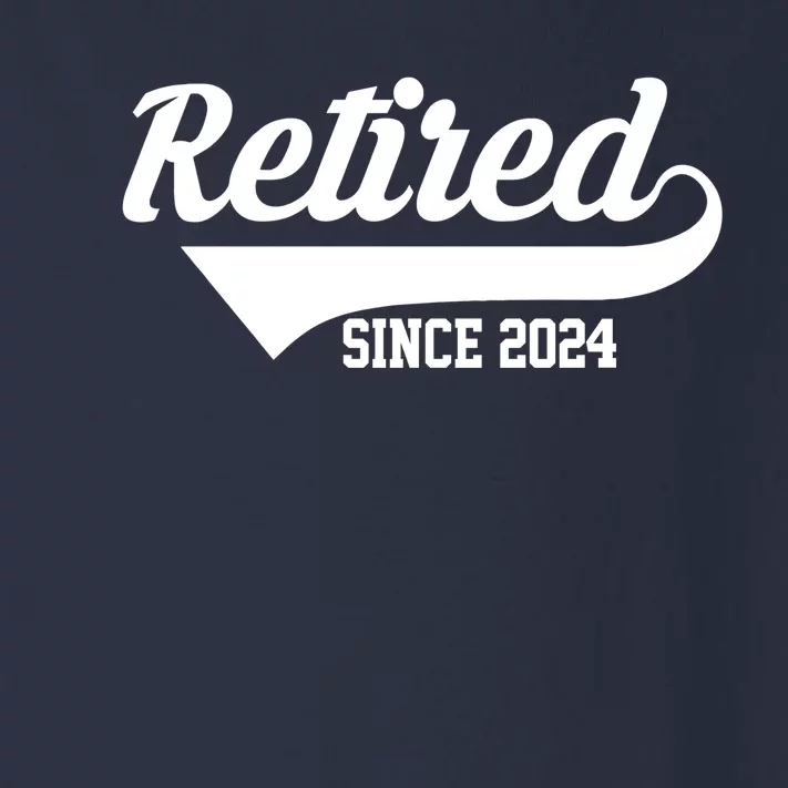 Retired Since 2024 Retirement Gift Toddler Long Sleeve Shirt